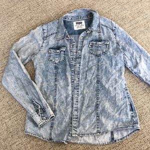 Levi’s acid wash denim shirt